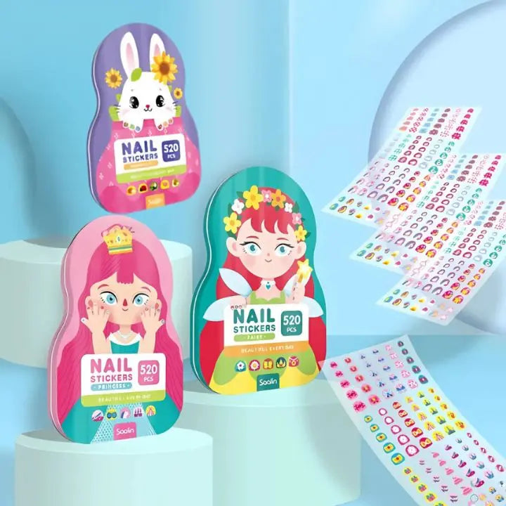 BowLift | Kids Nail Sticker Set – Fun, Safe Nail Art