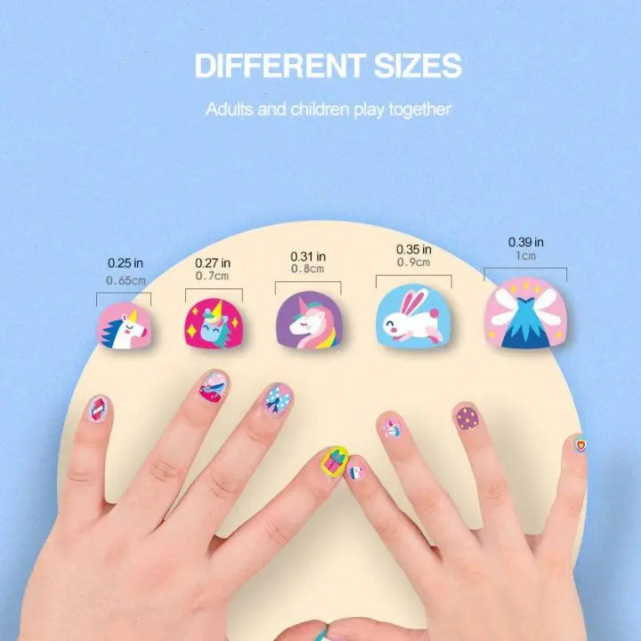 BowLift | Kids Nail Sticker Set – Fun, Safe Nail Art