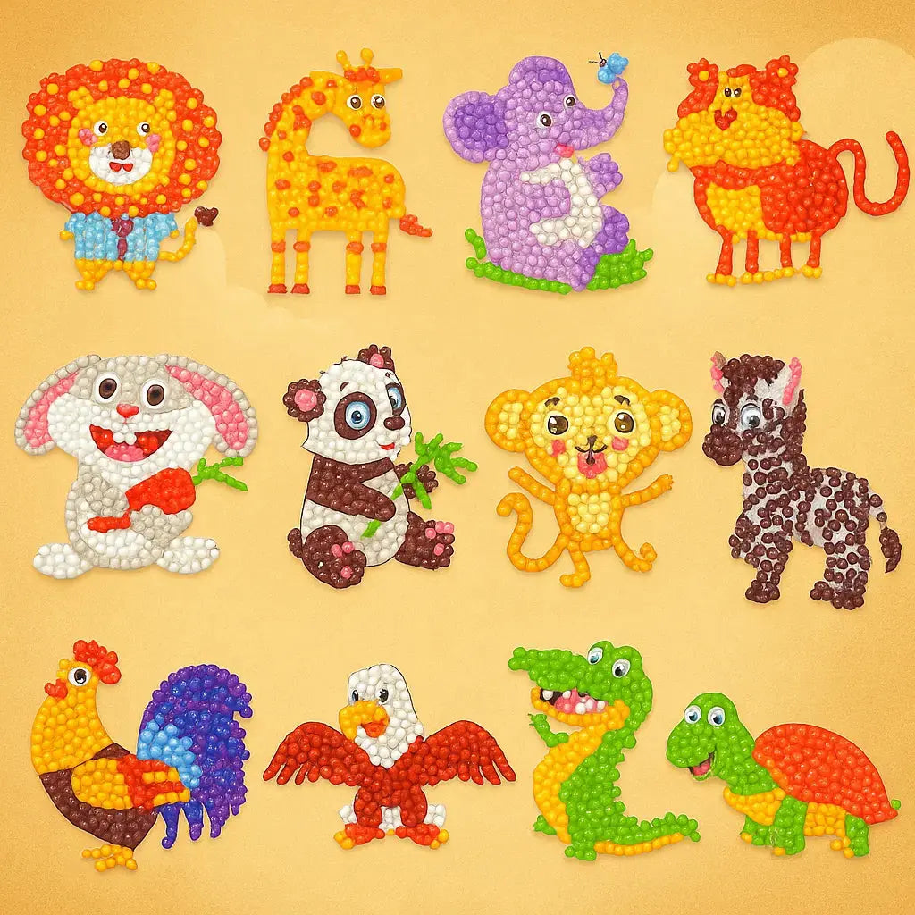 BowLift | Child-friendly Diamond Sticker Set – With non-toxic Glitter Stones