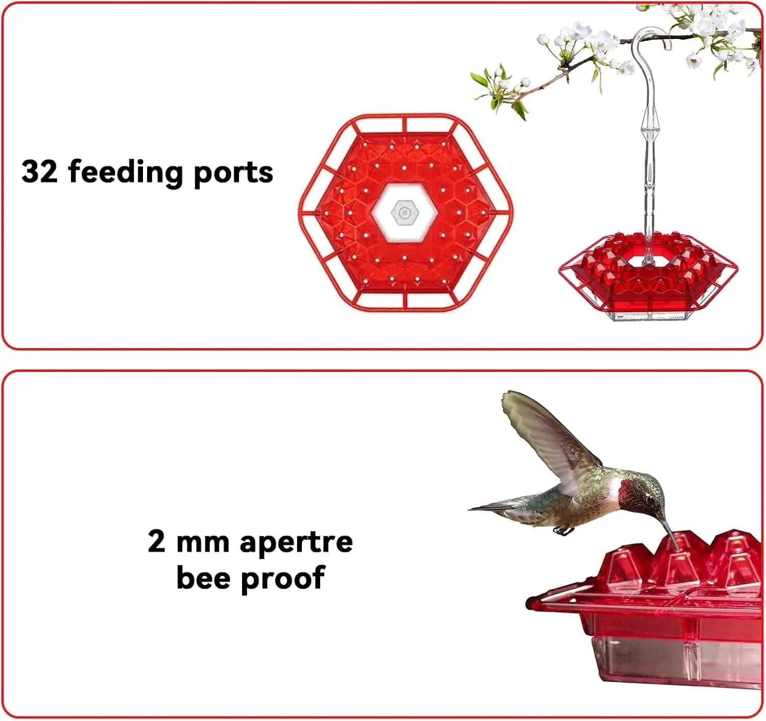 BowLift | Kolibri Feeder to Hang – For a Lively Garden Full of Color and Life
