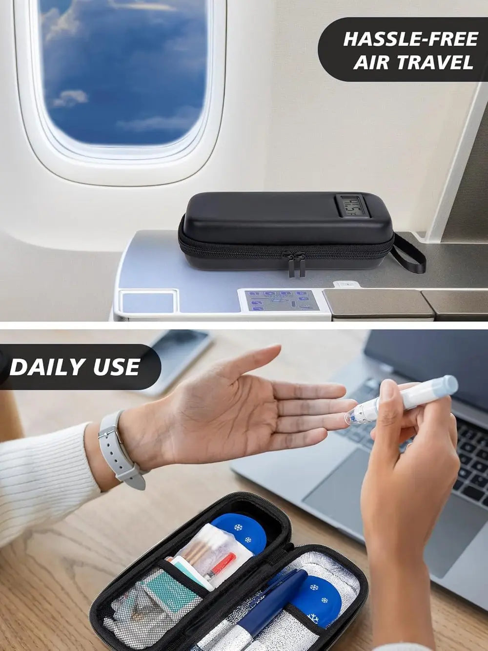 BowLift | Compact Insulin Cooler Bag with Display – Safe for Travel & Daily Use