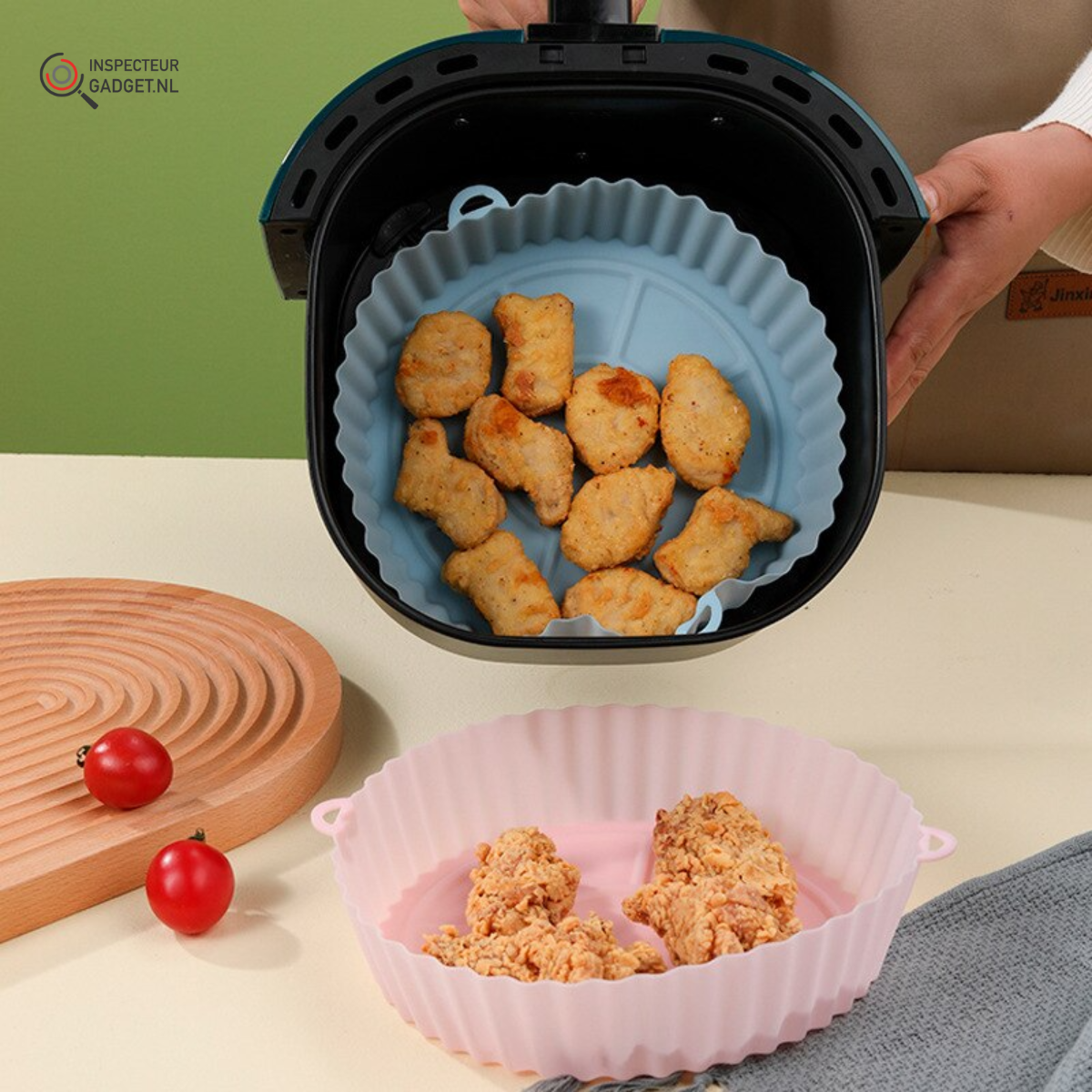 BowLift | Air Basket – Reusable Silicone Airfryer Liner