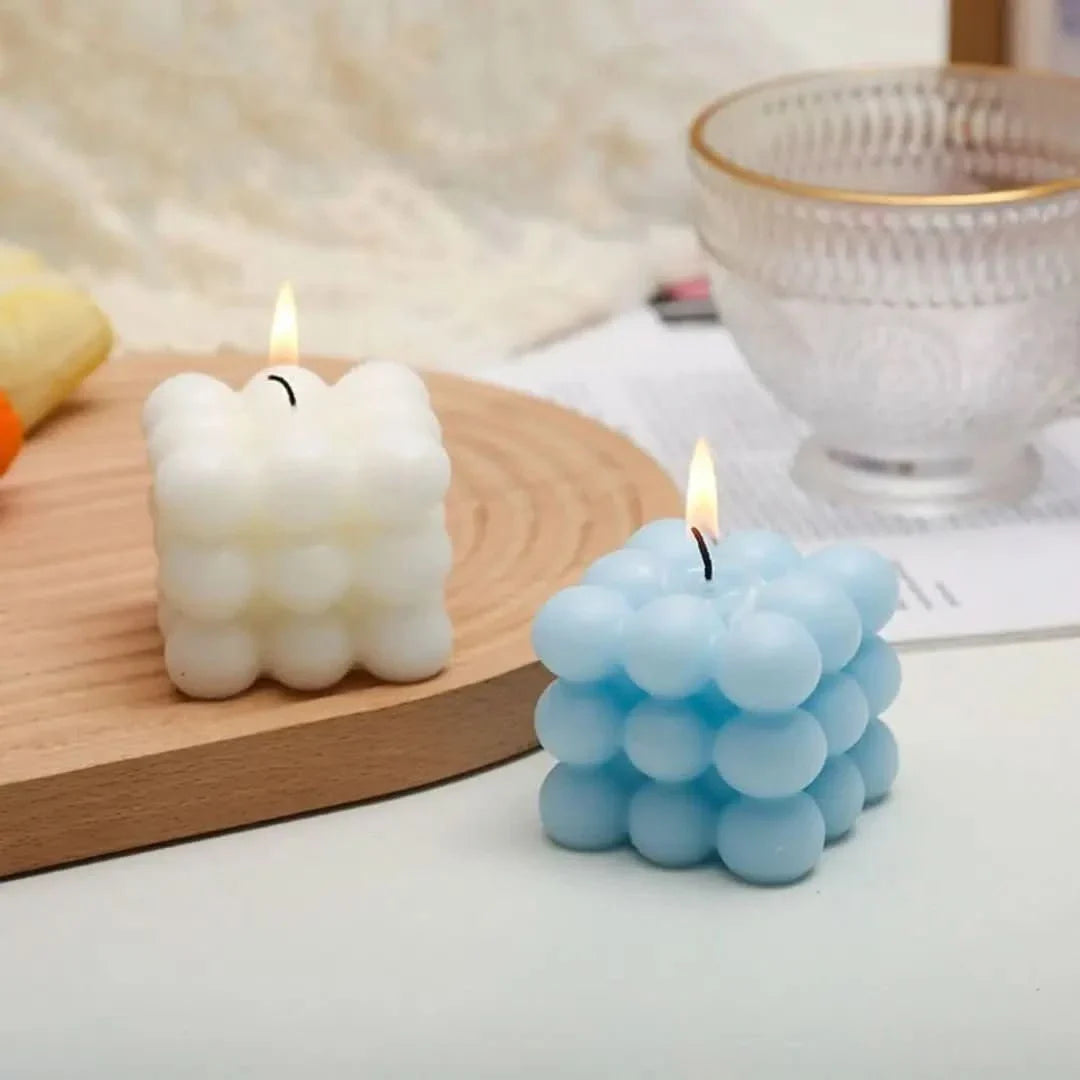 BowLift | Handmade Soy Wax Cube Candle, Decorative & Fragrant