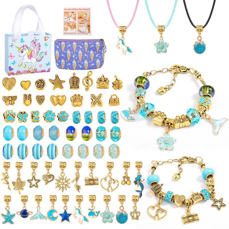 BowLift | Creative Bracelet Craft Kit for Girls with Sparkling Charms