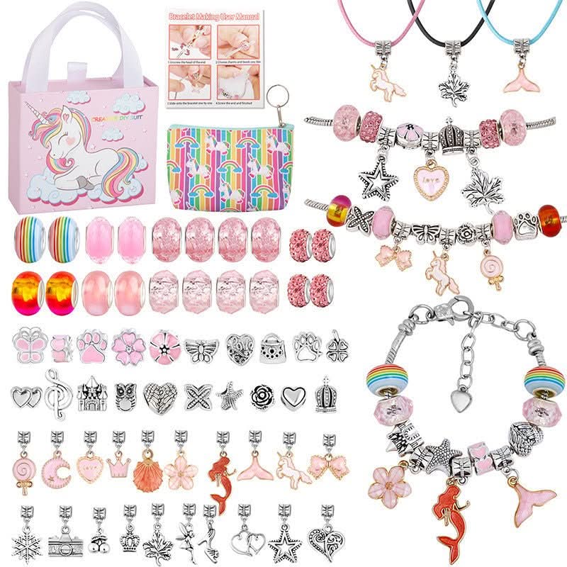 BowLift | Creative Bracelet Craft Kit for Girls with Sparkling Charms