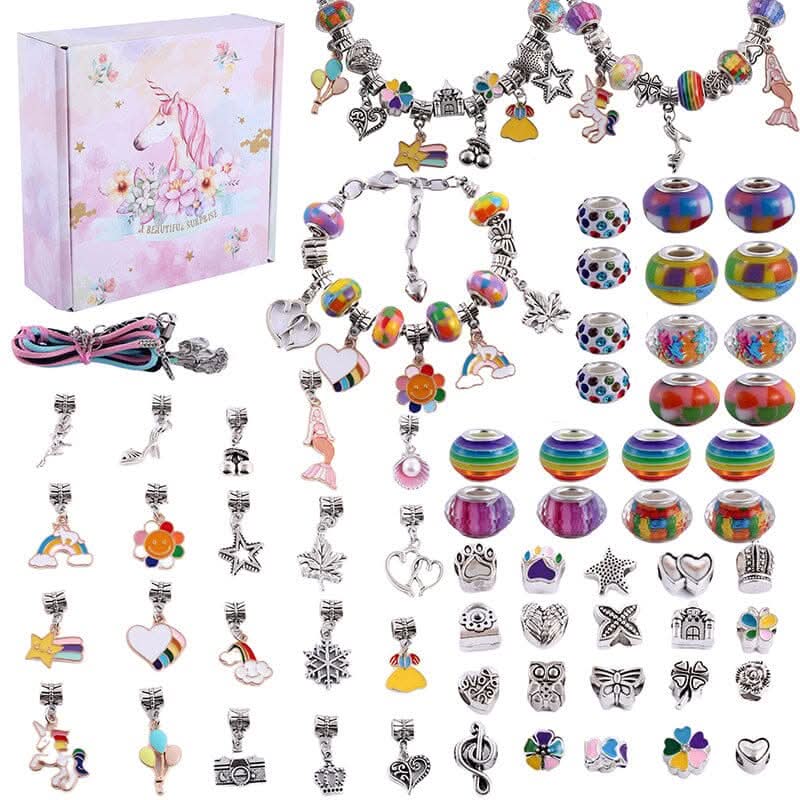 BowLift | Creative Bracelet Craft Kit for Girls with Sparkling Charms