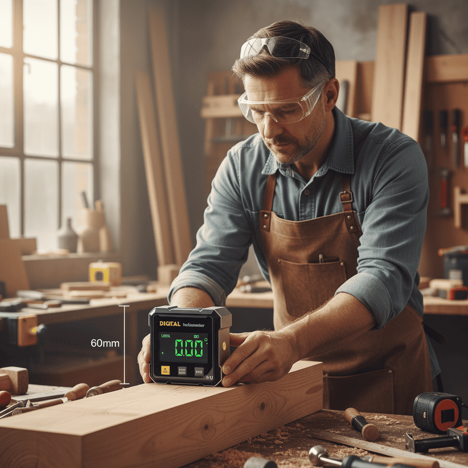 BowLift | Digital 4-Side Angle Gauge with Magnetic Base