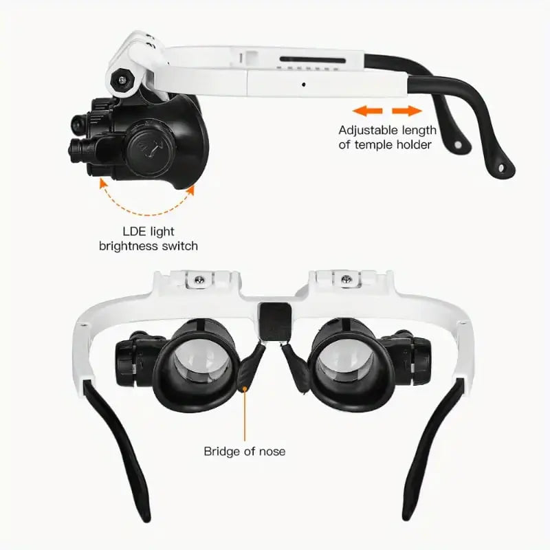 BowLift | LED magnifying glass – Hands-free precision with adjustable zoom