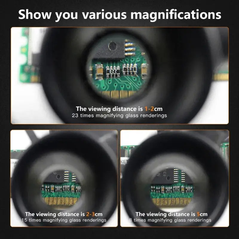 BowLift | LED magnifying glass – Hands-free precision with adjustable zoom