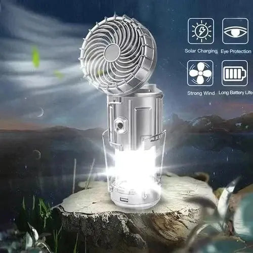 BowLift | LED camping lamp with fan and power bank function