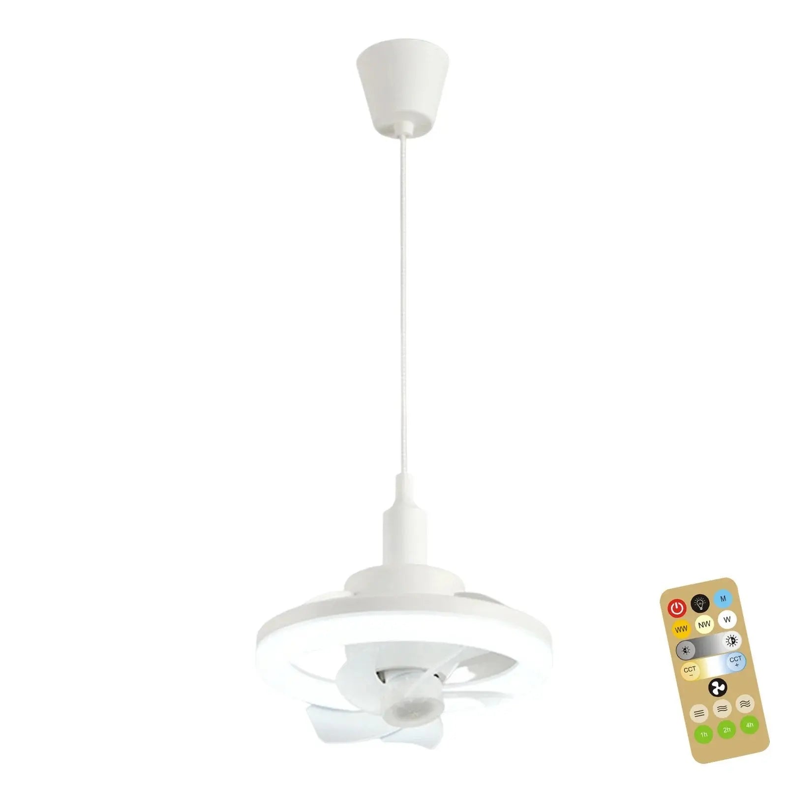 BowLift | LED ceiling fan with remote control – Quiet & Stylish Cooling