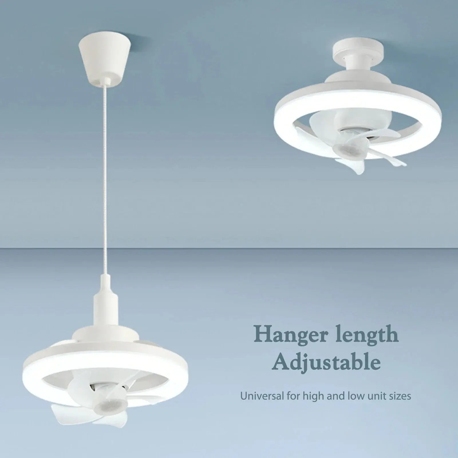 BowLift | LED ceiling fan with remote control – Quiet & Stylish Cooling