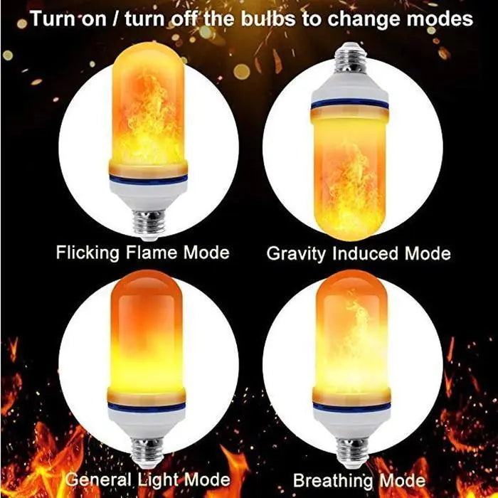 BowLift | LED Flame Light Bulb — Realistic Flame Light with Warm Ambiance