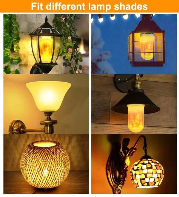 BowLift | LED Flame Light Bulb — Realistic Flame Light with Warm Ambiance