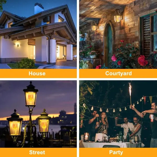 BowLift | LED Flame Light Bulb — Realistic Flame Light with Warm Ambiance