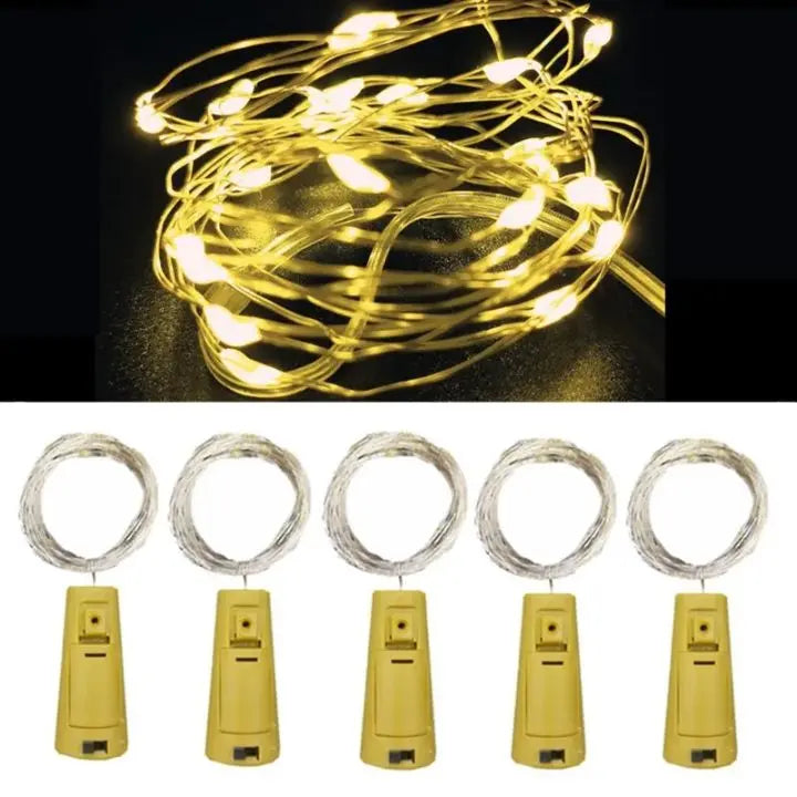 BowLift | LED bottle lights – Magical DIY cork lighting (5 pieces)