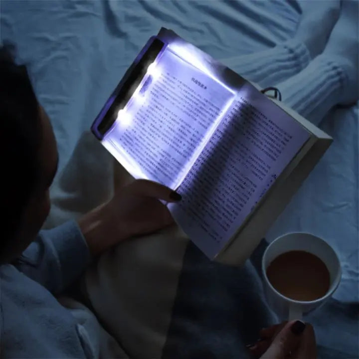 BowLift | LED Reading Lamp Flat Panel – Night Light with 2 Brightness Levels & Eye PRedection