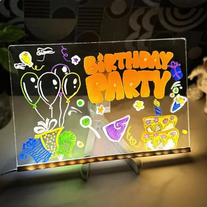 BowLift | LED Magic Table for Kids – Acrylic Writing Board with Light
