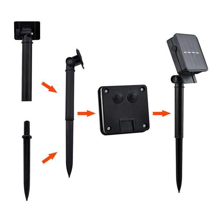 BowLift | 200 LEDs Outdoor Waterproof Christmas Festival Decoration Solar Lamps String Lights, Length: 22m (Blue)