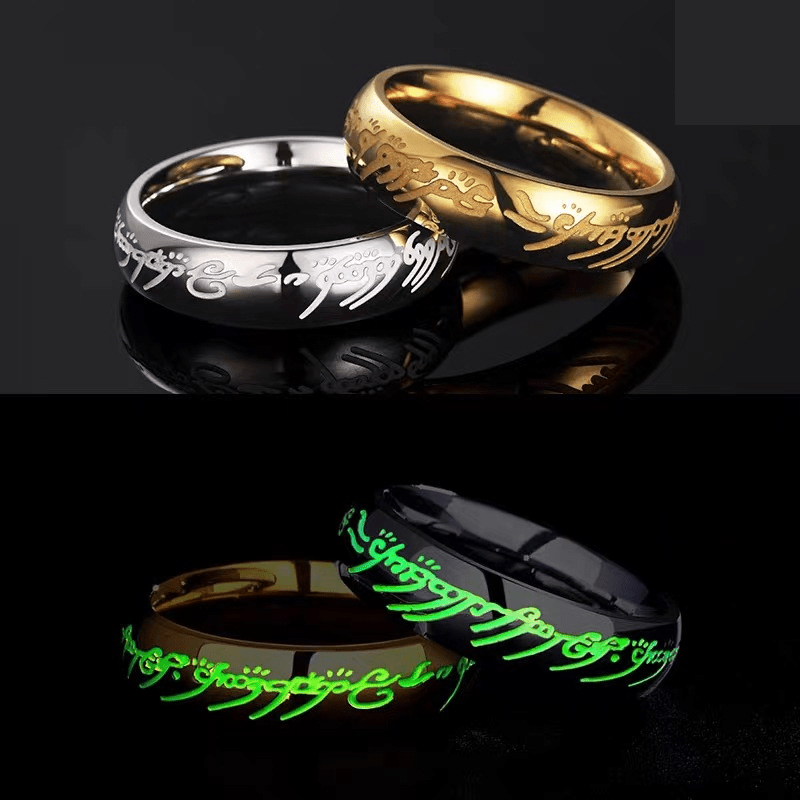 BowLift | Illuminated jewelry ring with engraving for luck & positivity