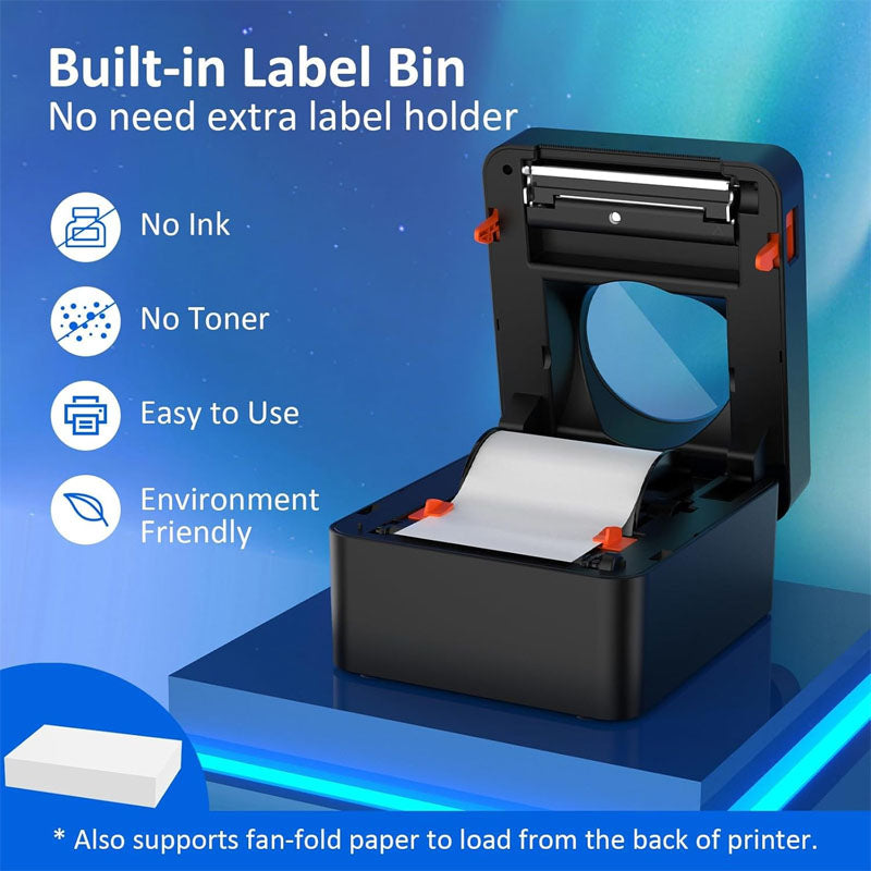 BowLift | Label Printer 4x6 Bluetooth Thermal Label Printer with Automatic Label Recognition for Shipping Packages