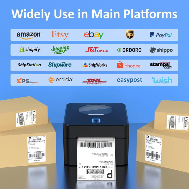 BowLift | Label Printer 4x6 Bluetooth Thermal Label Printer with Automatic Label Recognition for Shipping Packages