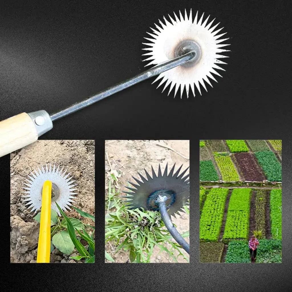 BowLift | Durable Sunflower Hoe with Wooden Handle