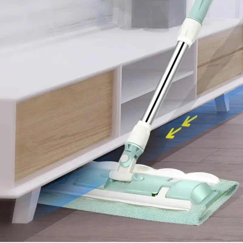 BowLift | Flat Mop with Stainless Steel Handle – Effortless Floor Cleaning without Bending