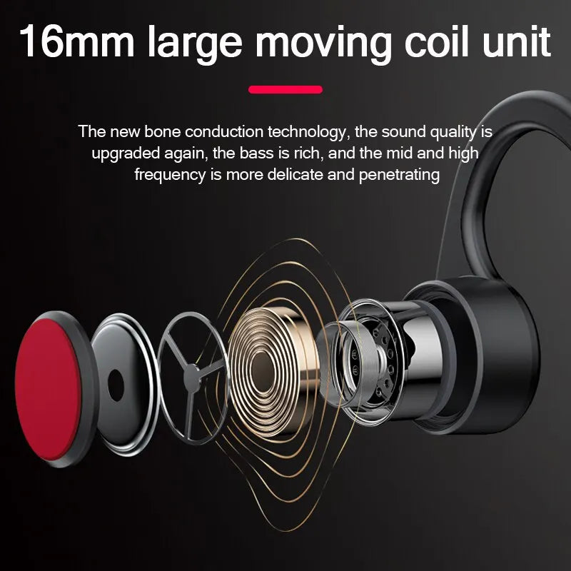 BowLift | Bone Conduction Headphones | Bluetooth 5.3, IP56 Waterproof & Ideal for Sports and Everyday Use