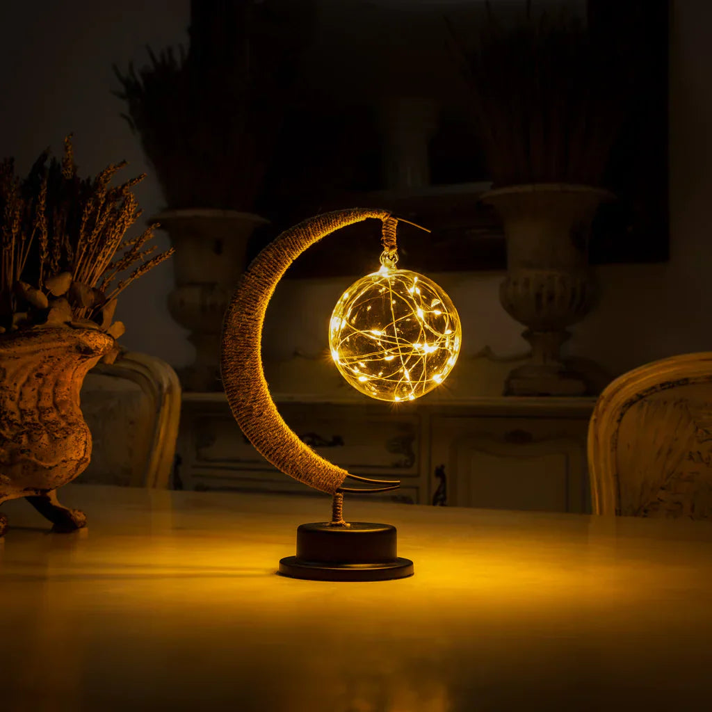 BowLift | LED Lunar Lamp - Enchanted Moon Night Light for Bedroom, Nursery & Home Decor