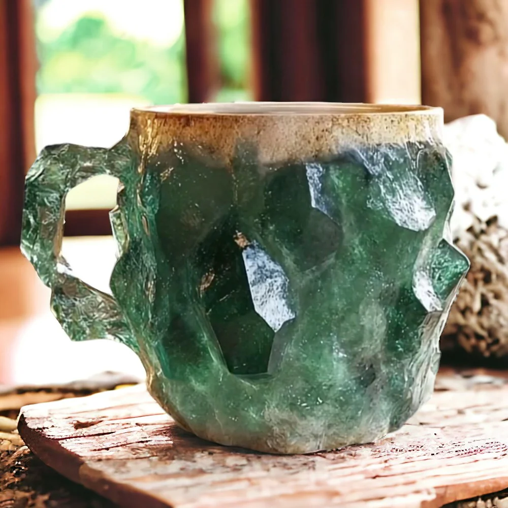 BowLift | Coffee Mug with Natural Crystal Stone Look