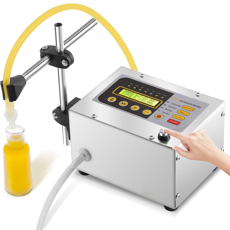 BowLift | Liquid Filling Machine 2-118 Oz Bottle Filling Capacity with Anti-Dripping Nozzle Diaphragm Pump Digital Control