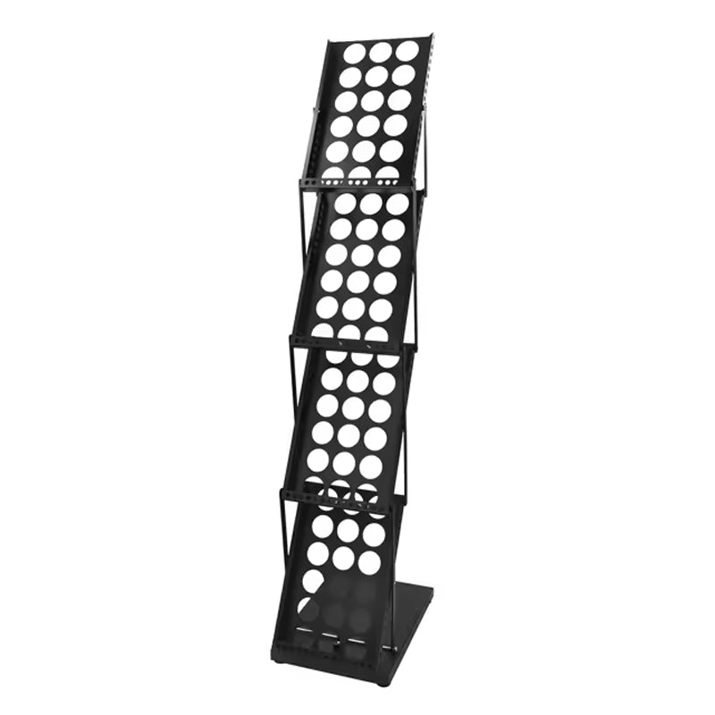 BowLift | Iron A4 Folding Data Frame I Bookshelf Poster Foldout Exhibition Display Stand Vertical Floor Magazine Rack