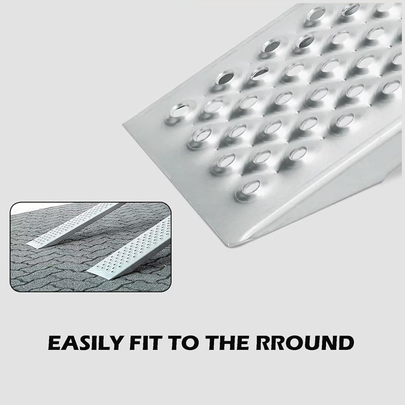BowLift | 2 Ramps Lightweight Aluminum Ramps For Wheelchair Motorcycle Tractor Atv Truck Loading Ramps