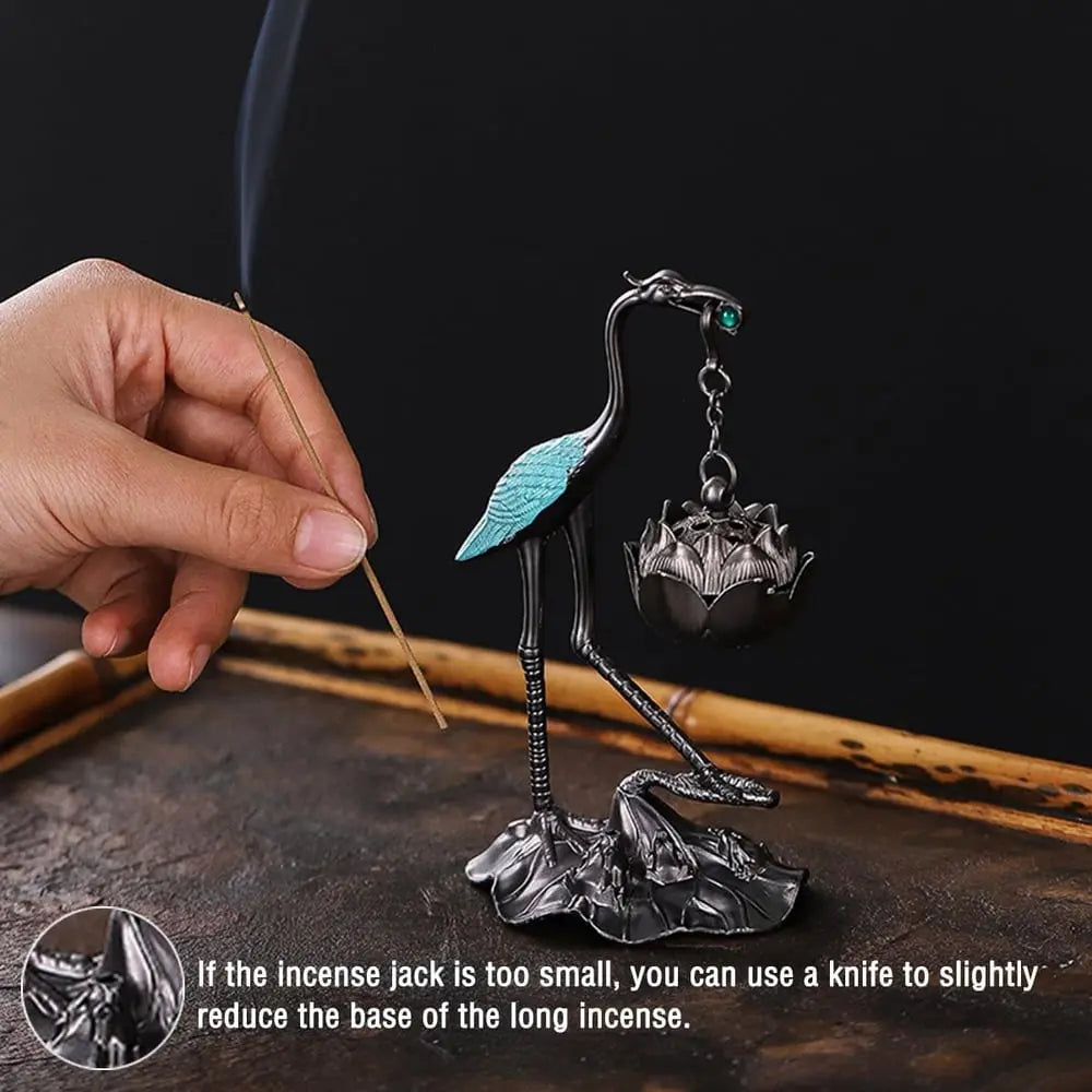 BowLift | Lotus-Crane Decor & Aroma Diffuser – For relaxed senses & warm atmosphere