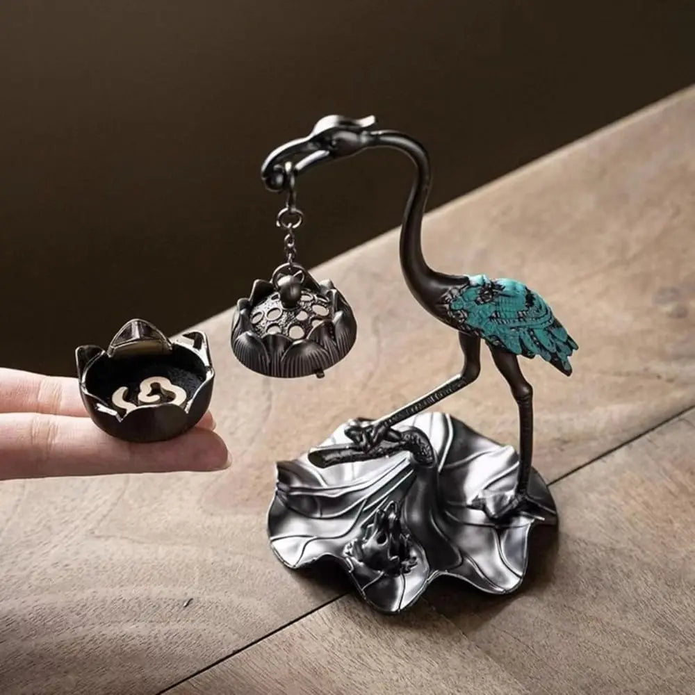 BowLift | Lotus-Crane Decor & Aroma Diffuser – For relaxed senses & warm atmosphere