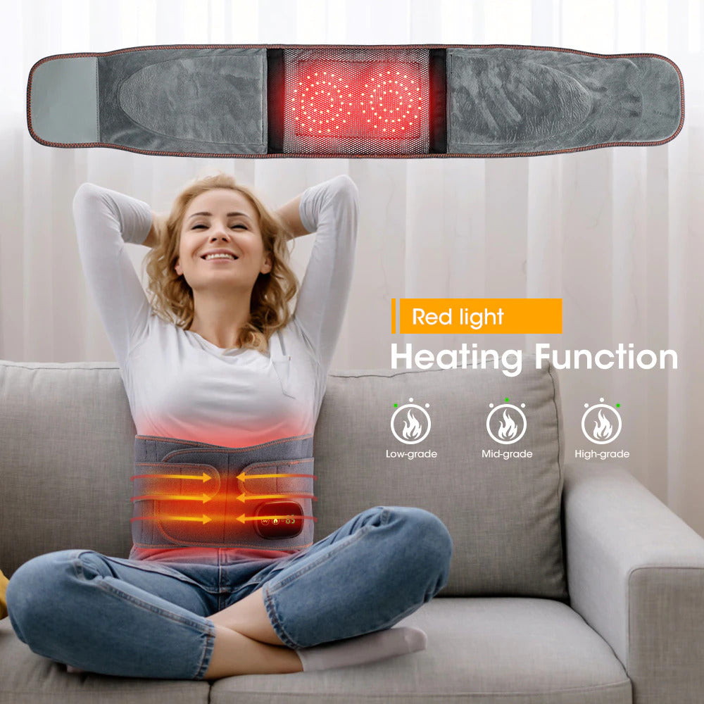 BowLift | Heated Back Belt – Ultimate Back Pain Relief Support for Lumbar and Herniated Disc Treatment