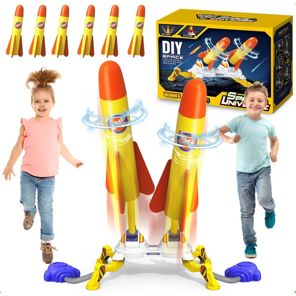 BowLift | Air-operated double rocket launcher for children