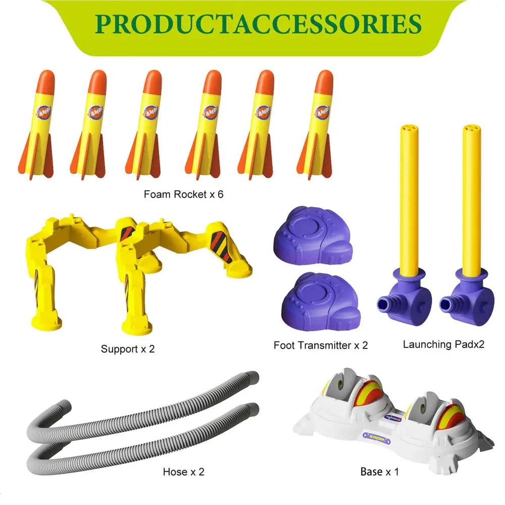 BowLift | Air-operated double rocket launcher for children