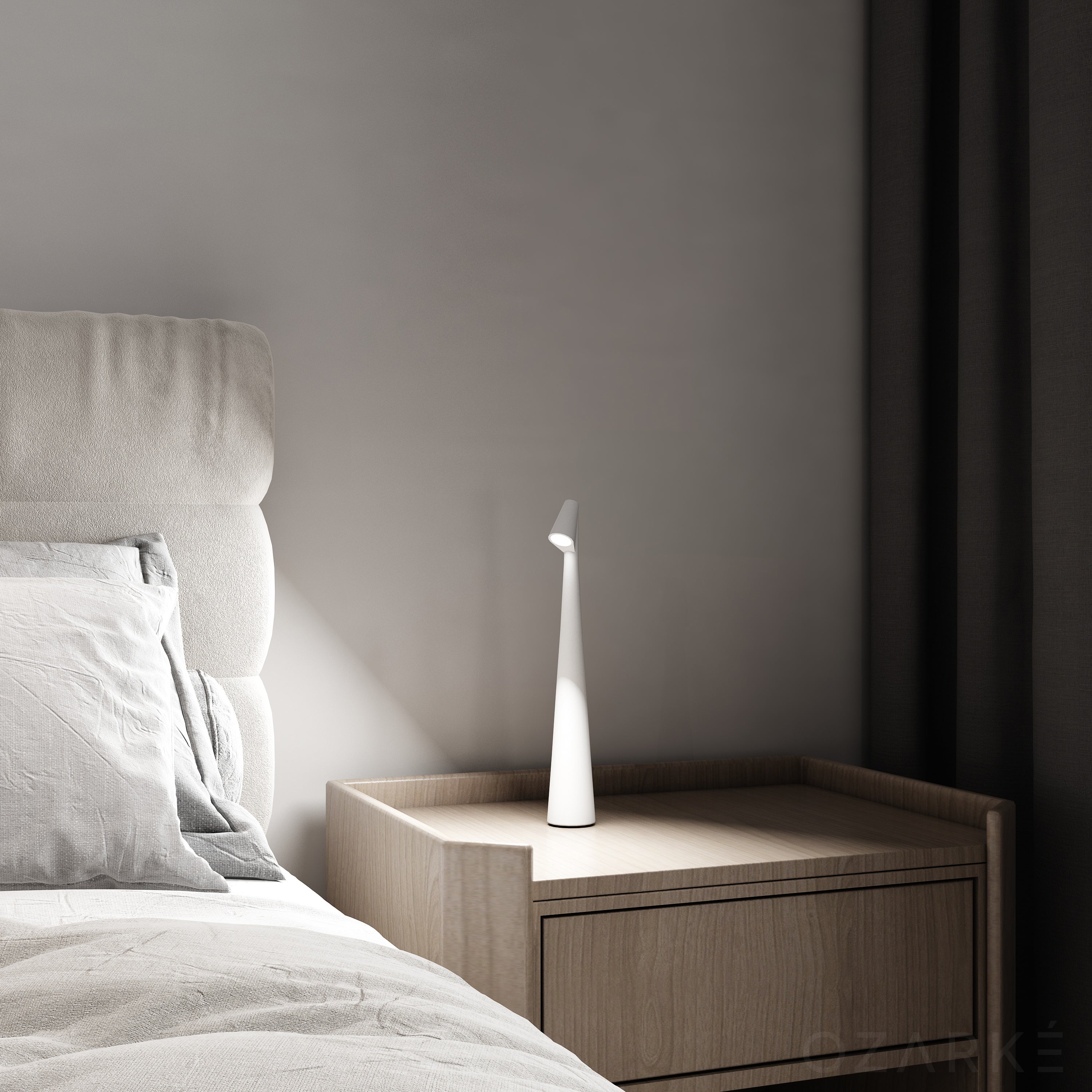 LumiSlim – Rechargeable LED Table Lamp in Style Bowlift
