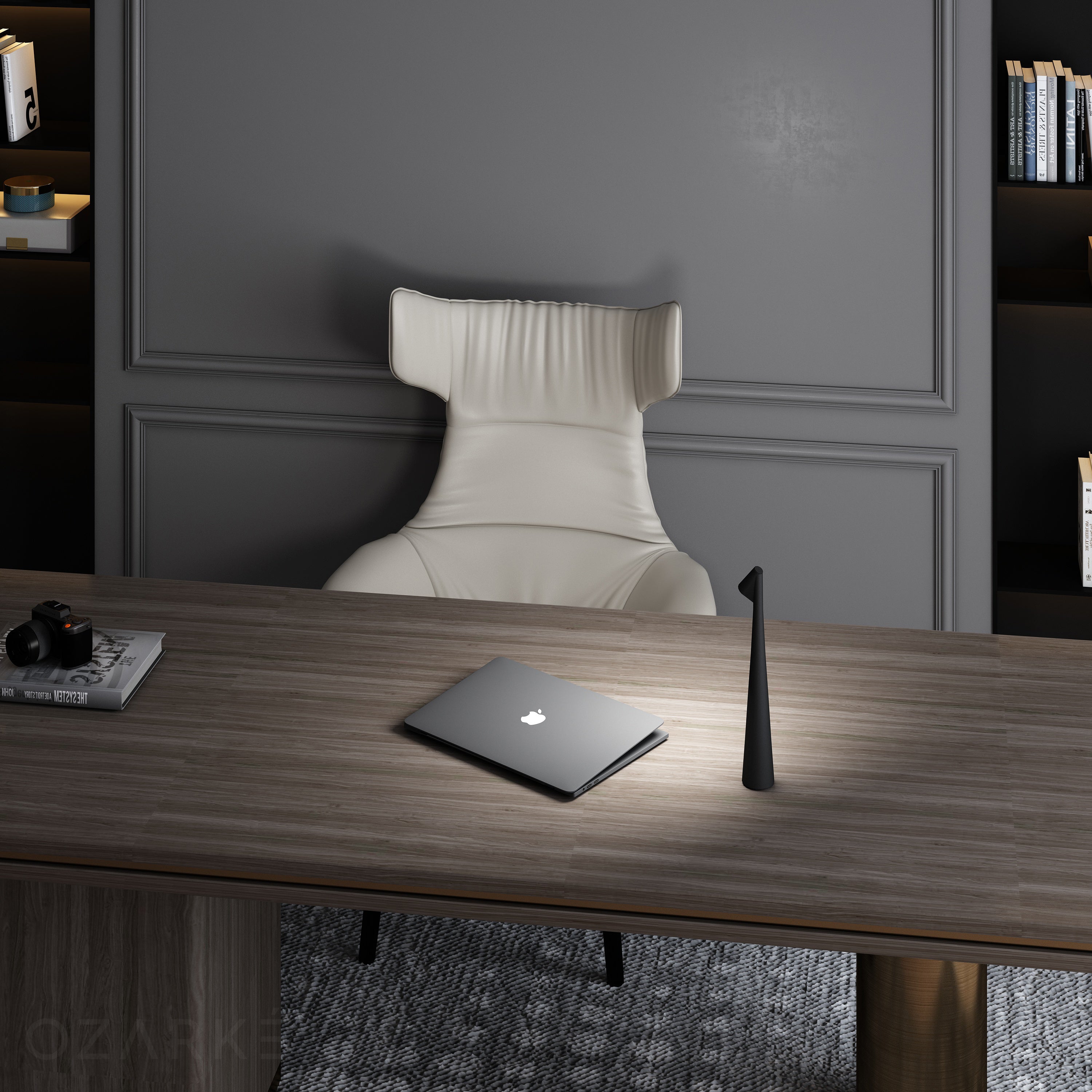 LumiSlim – Rechargeable LED Table Lamp in Style Bowlift