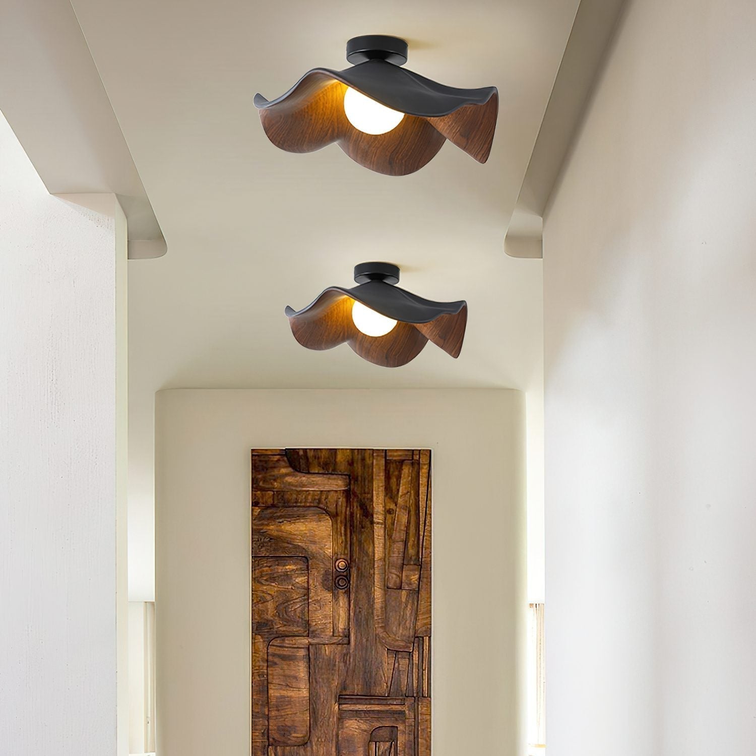BowLift | Elegant Wooden Ceiling Lamp with Scandinavian Inspiration