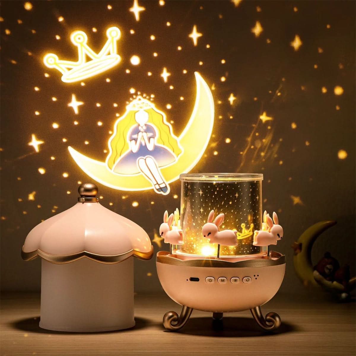 BowLift | Enchanted Star Projector with Music & 12 Image Templates