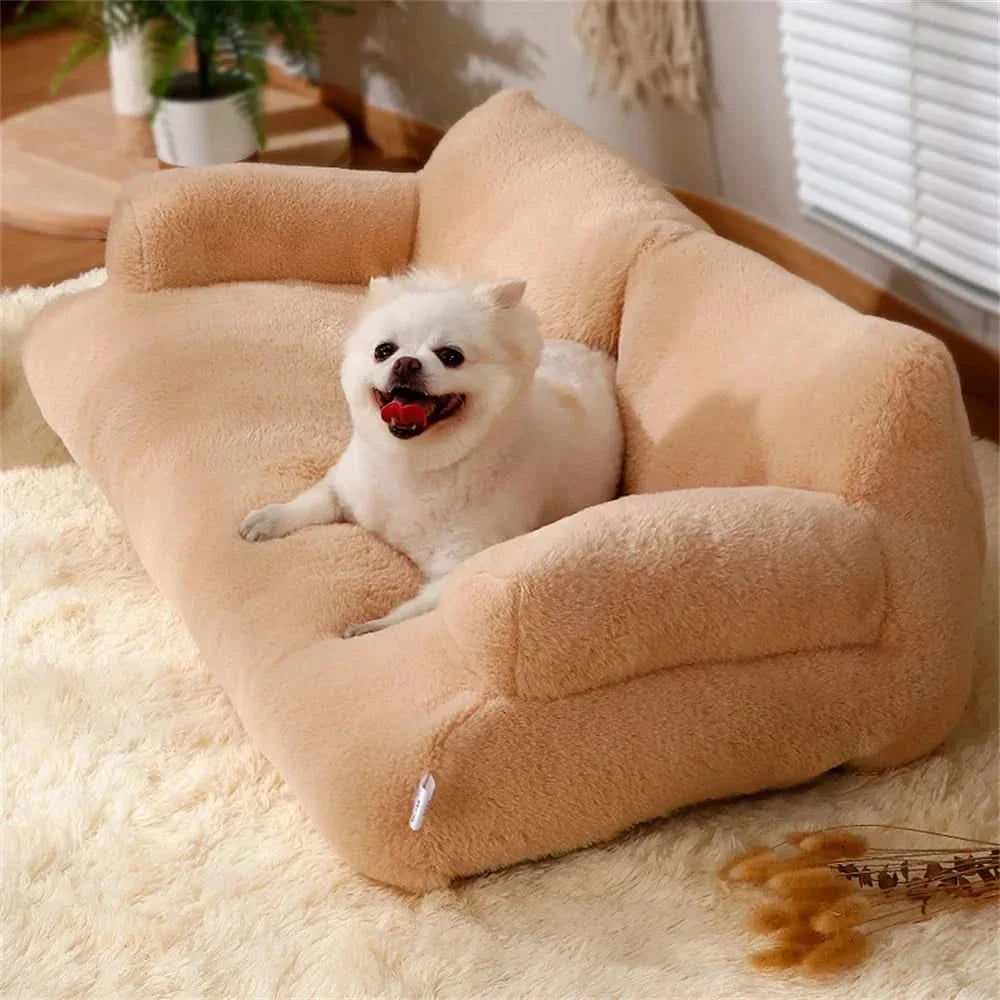 BowLift | FLUFFYCOMFORT – Luxurious pet sofa made of plush for maximum relaxation comfort