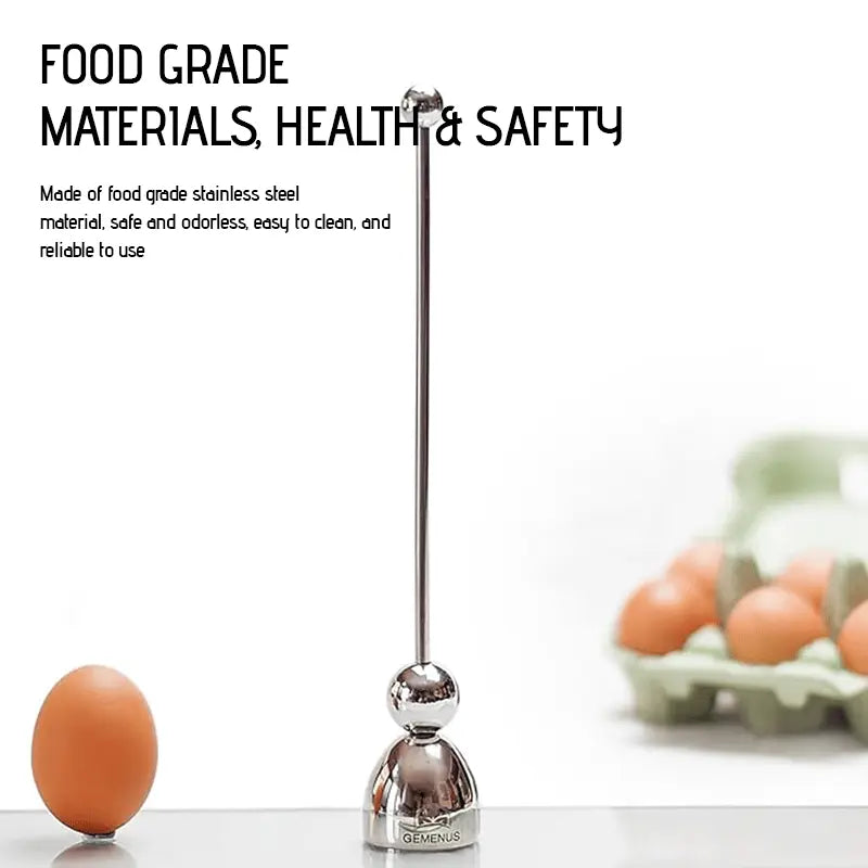 BowLift | Luxurious Egg Opener made of Stainless Steel – Perfect for Breakfast Eggs & Soft Boiled Eggs