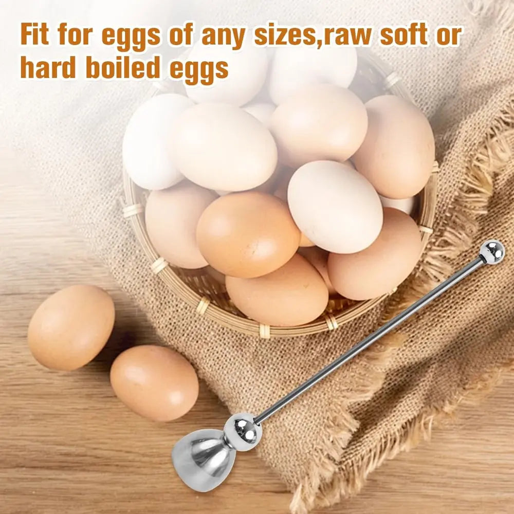 BowLift | Luxurious Egg Opener made of Stainless Steel – Perfect for Breakfast Eggs & Soft Boiled Eggs