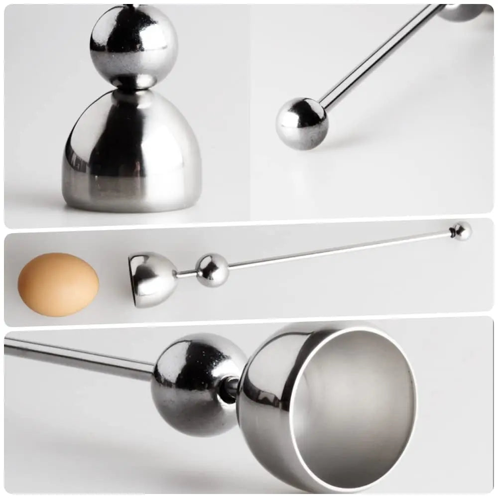 BowLift | Luxurious Egg Opener made of Stainless Steel – Perfect for Breakfast Eggs & Soft Boiled Eggs