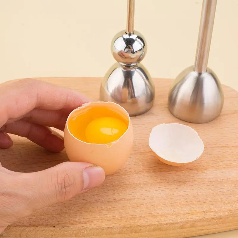 BowLift | Luxurious Egg Opener made of Stainless Steel – Perfect for Breakfast Eggs & Soft Boiled Eggs