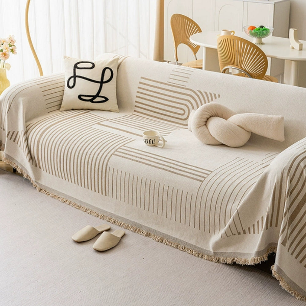 BowLift | Luxurious Snowflake Chenille Sofa Cover