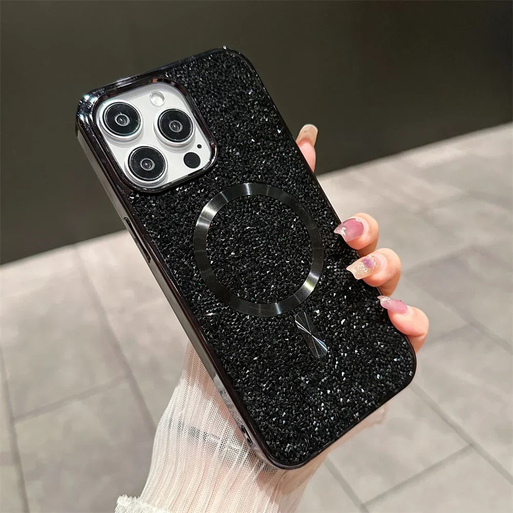 BowLift | Bling Glitter Magnetic Case for iPhone